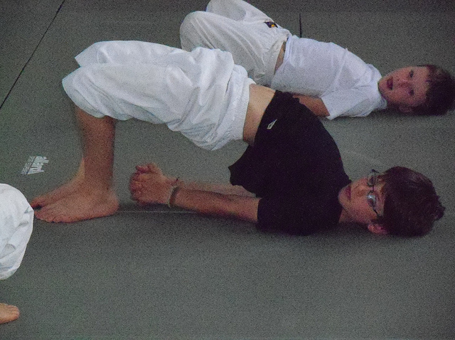 Yoga avec Sarah en 2010